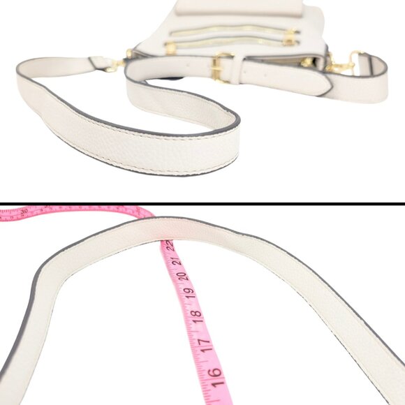 Steve Madden NWT 'Blana' Bone Off-White Crossbody Purse Faux Leather - Picture 7 of 10